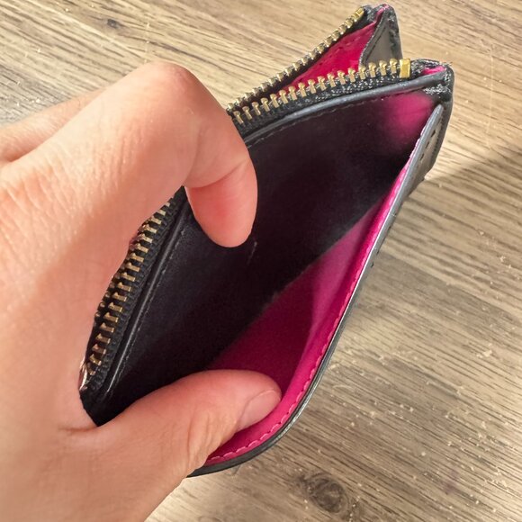 KATE SPADE Black Card Wallet Zipper Keychain - Picture 7 of 7